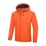 Men's Hooded Full Zip Long Sleeve Drawstring Jacket With Pockets - Image 2